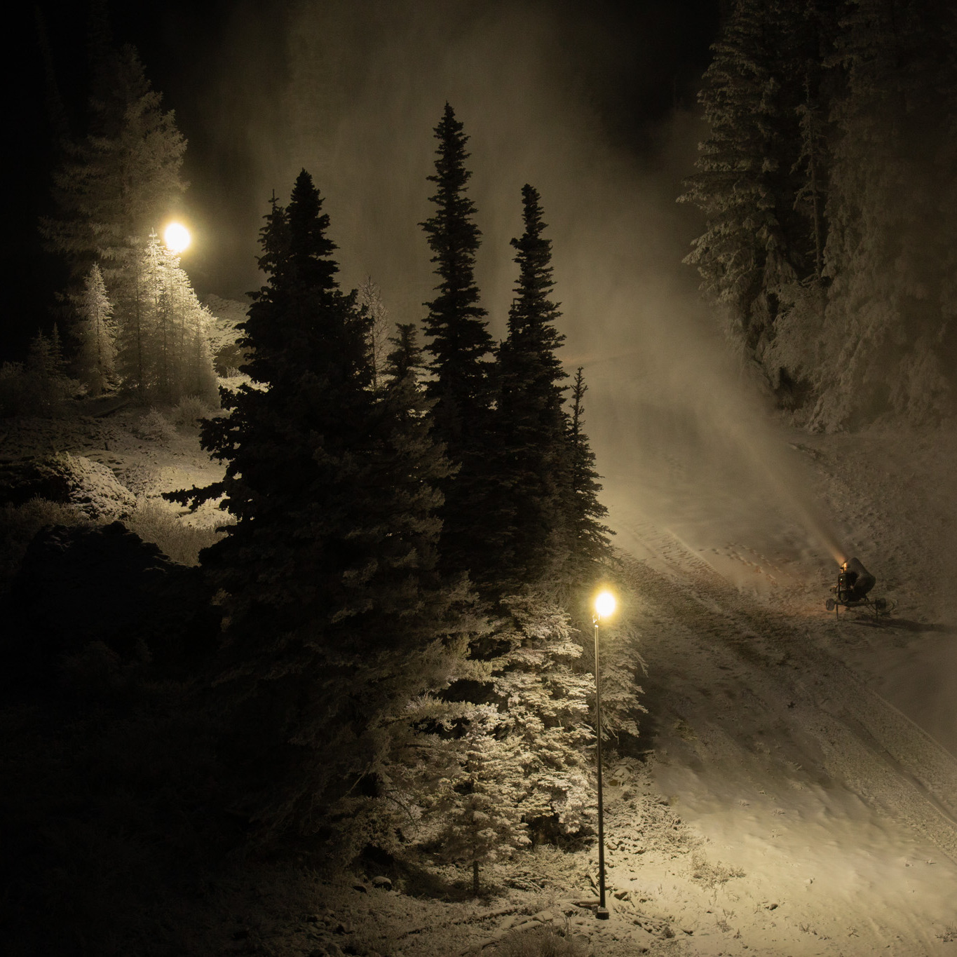 Snow Making Lower Chak Chak