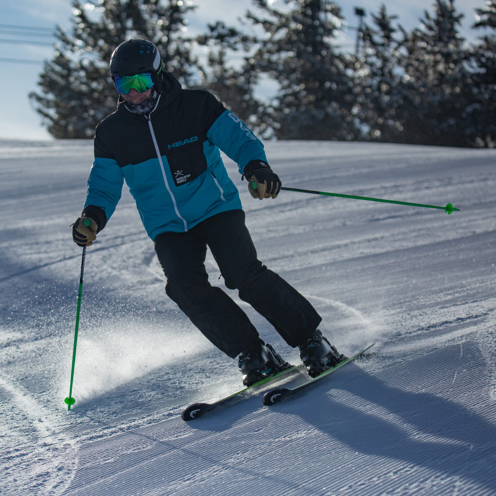 Sunspot Skier sunshine