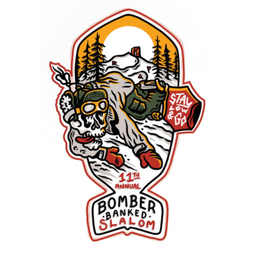 11th Annual Bomber Banked Slalom Logo