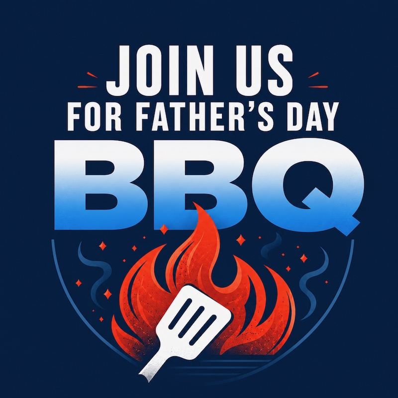 Mission Ridge father's day BBQ logo
