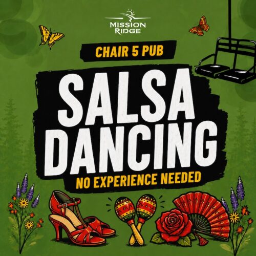chair 5 pub salsa dancing graphic - no experience needed!