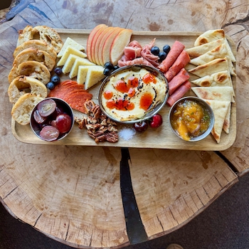 charcuterie board from the chair 5 pub