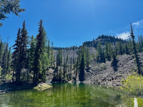 Lake Marion with the slopes of mission Peak in the background.