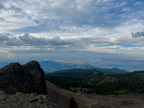 View toward Columbia River valley from Mission Peak
