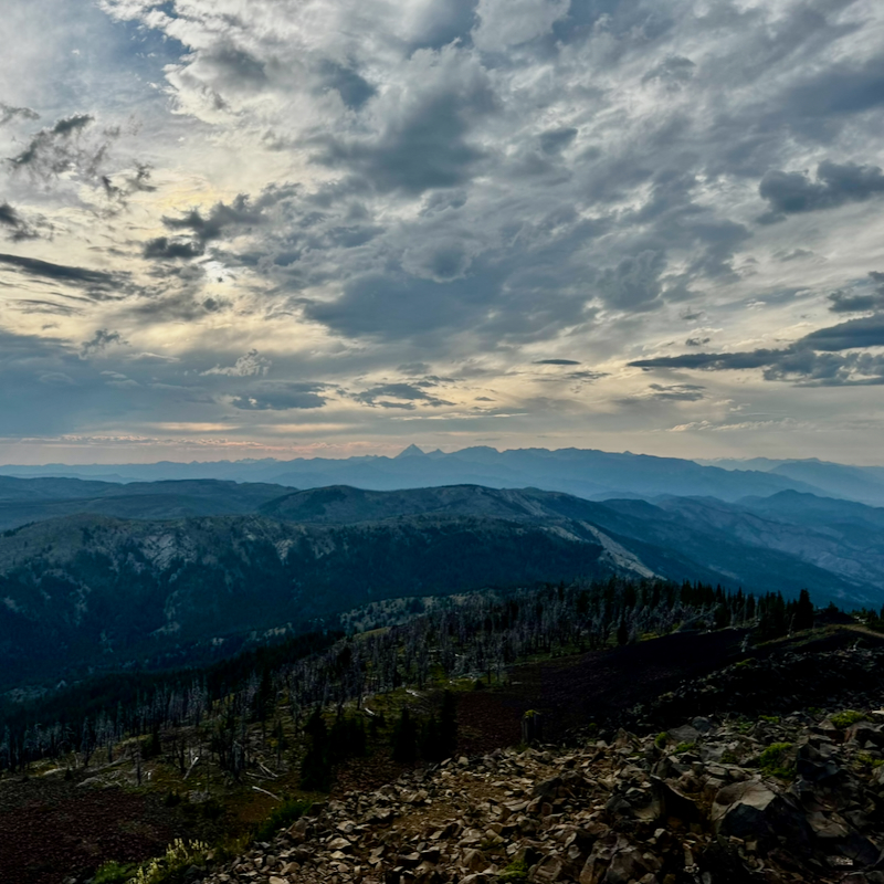 View toward Enchantments from Mission Peak.